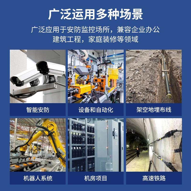 鋼帶鎧裝（防鼠咬）超五類屏蔽網(wǎng)線：高性能防護與多場景應(yīng)用解析